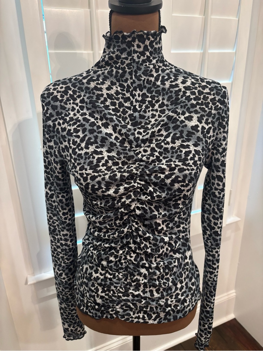 Leopard print top